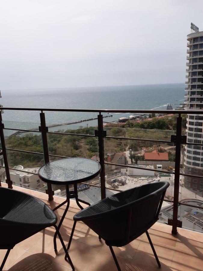Квартира С Террасой Sea View/ 44 Жемчужина В Аркадии Odessza Kültér fotó